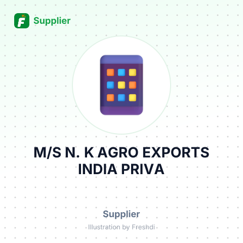 M/S N. K AGRO EXPORTS INDIA PRIVA – summary card, no photo uploaded yet