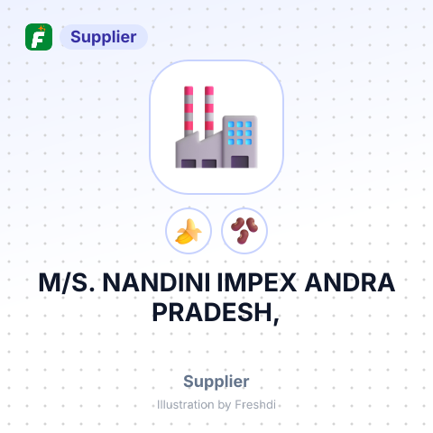 M/S. NANDINI IMPEX ANDRA PRADESH, – summary card, no photo uploaded yet