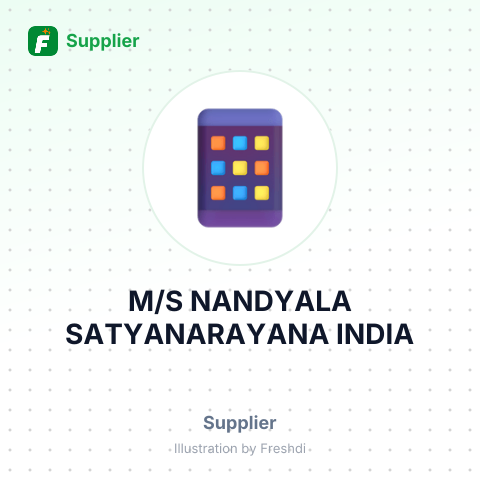 M/S NANDYALA SATYANARAYANA INDIA – summary card, no photo uploaded yet