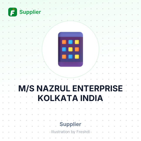 M/S NAZRUL ENTERPRISE KOLKATA INDIA – summary card, no photo uploaded yet