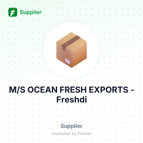 M/S OCEAN FRESH EXPORTS – summary card, no photo uploaded yet