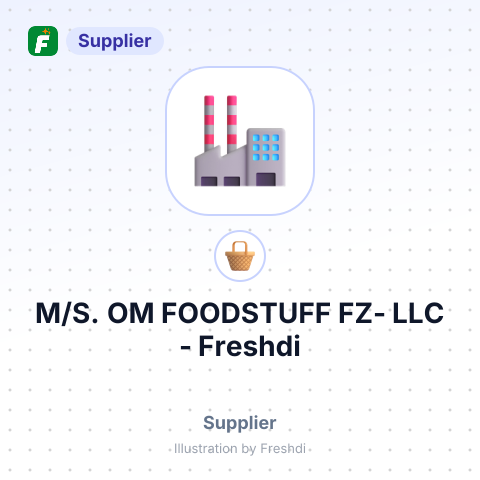 M/S. OM FOODSTUFF FZ- LLC – summary card, no photo uploaded yet