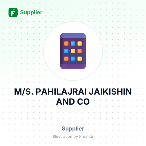 M/S. PAHILAJRAI JAIKISHIN AND CO – summary card, no photo uploaded yet