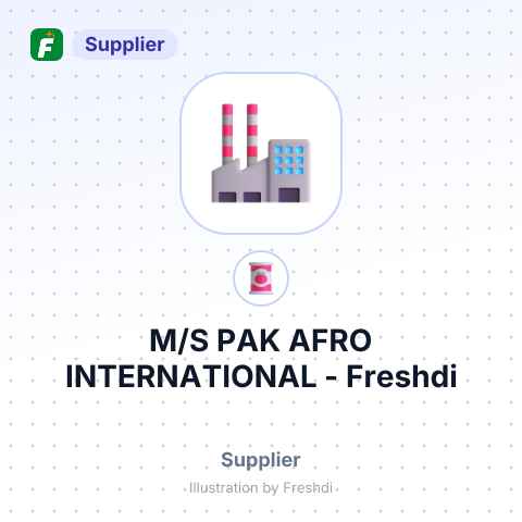 M/S PAK AFRO INTERNATIONAL – summary card, no photo uploaded yet