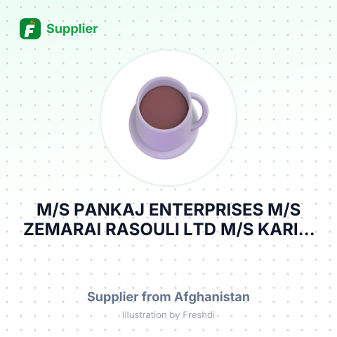 M/S PANKAJ ENTERPRISES M/S ZEMARAI RASOULI LTD   M/S KARIM SHEBARI LTD M/S AZIZ BASET RAMAKI LTD   M – summary card, no photo uploaded yet