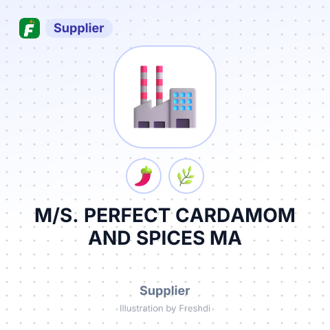 M/S. PERFECT CARDAMOM AND SPICES MA – summary card, no photo uploaded yet
