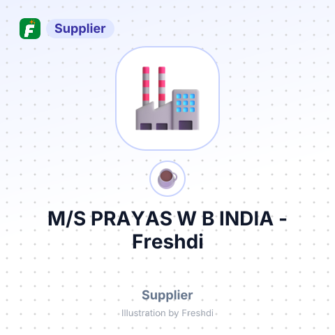 M/S PRAYAS W B INDIA – summary card, no photo uploaded yet