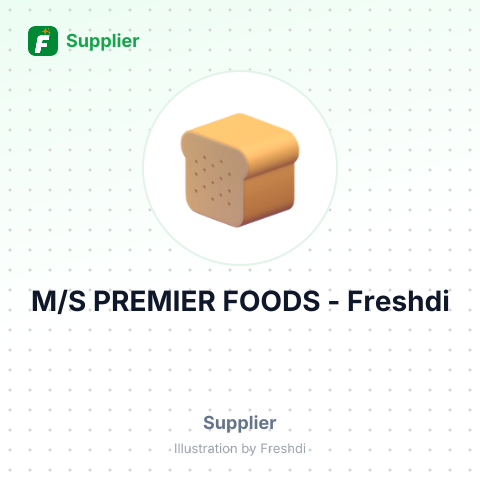 M/S PREMIER FOODS – summary card, no photo uploaded yet