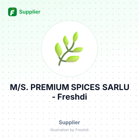 M/S. PREMIUM SPICES SARLU – summary card, no photo uploaded yet
