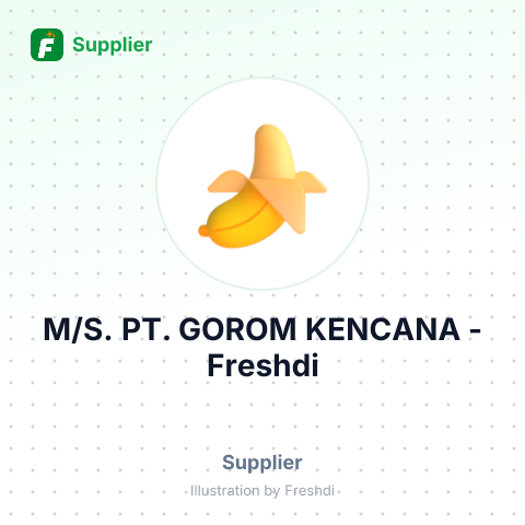M/S. PT. GOROM KENCANA – summary card, no photo uploaded yet