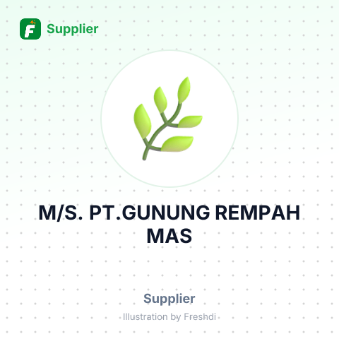 M/S. PT.GUNUNG REMPAH MAS – summary card, no photo uploaded yet