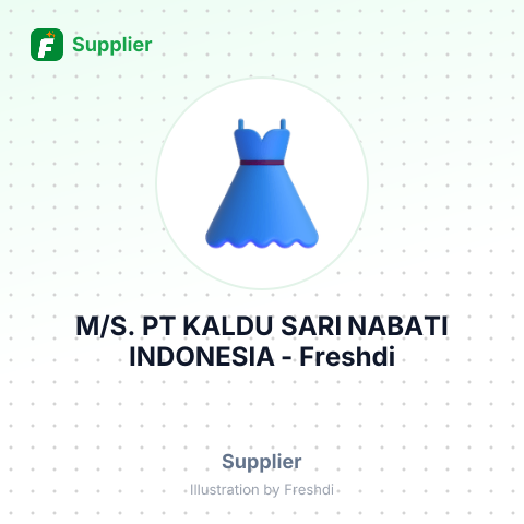 M/S. PT KALDU SARI NABATI INDONESIA – summary card, no photo uploaded yet