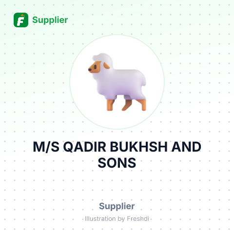 M/S QADIR BUKHSH AND SONS – summary card, no photo uploaded yet