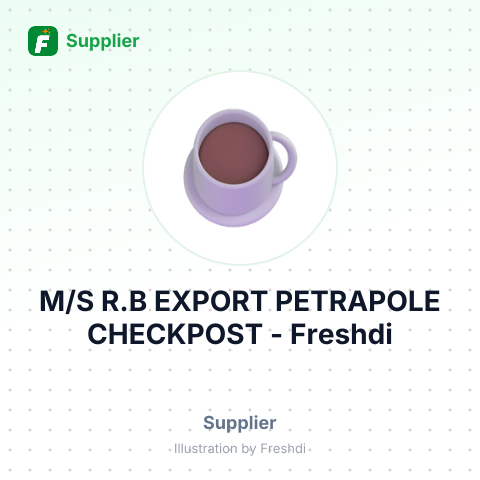M/S R.B EXPORT PETRAPOLE CHECKPOST – summary card, no photo uploaded yet