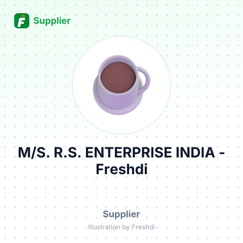 M/S. R.S. ENTERPRISE INDIA – summary card, no photo uploaded yet