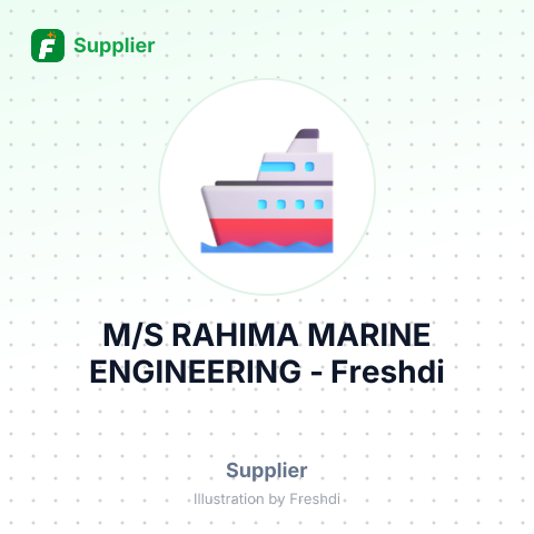 M/S RAHIMA MARINE ENGINEERING – summary card, no photo uploaded yet