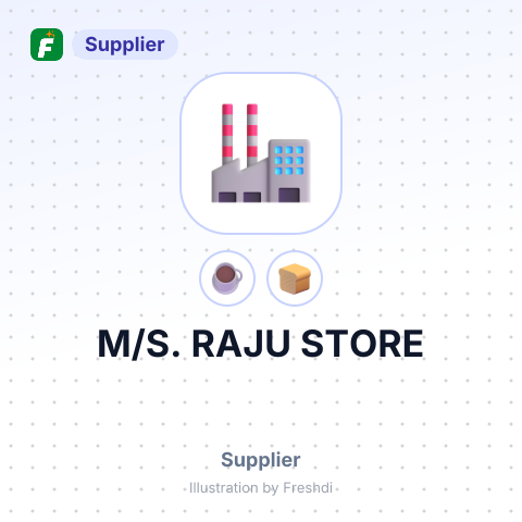 M/S. RAJU STORE – summary card, no photo uploaded yet