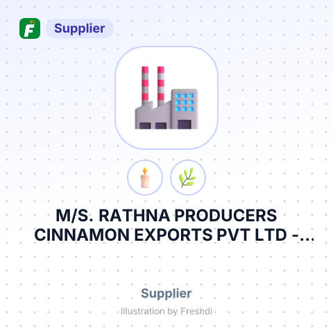 M/S. RATHNA PRODUCERS CINNAMON EXPORTS PVT LTD – summary card, no photo uploaded yet