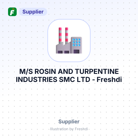 M/S ROSIN AND TURPENTINE INDUSTRIES SMC LTD – summary card, no photo uploaded yet