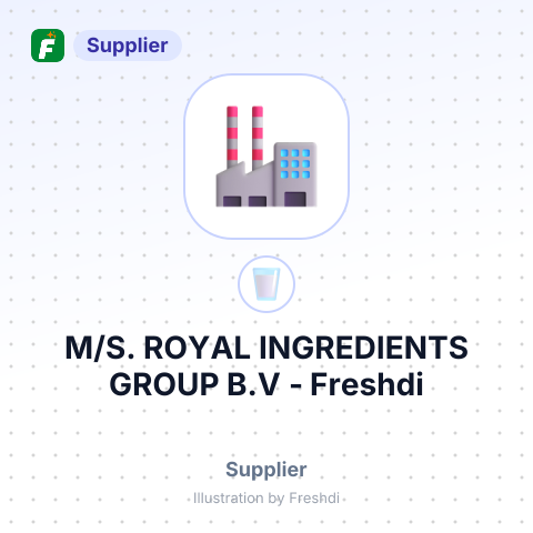 M/S. ROYAL INGREDIENTS GROUP B.V – summary card, no photo uploaded yet