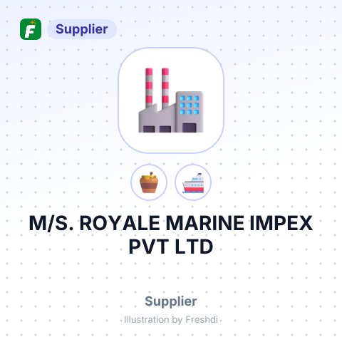 M/S. ROYALE MARINE IMPEX PVT LTD – summary card, no photo uploaded yet