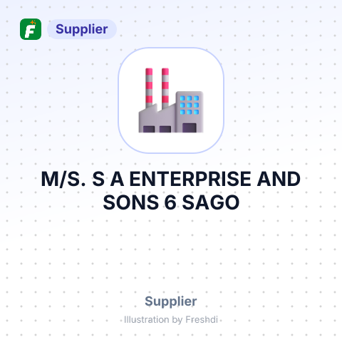 M/S. S A ENTERPRISE AND SONS 6,SAGO – summary card, no photo uploaded yet