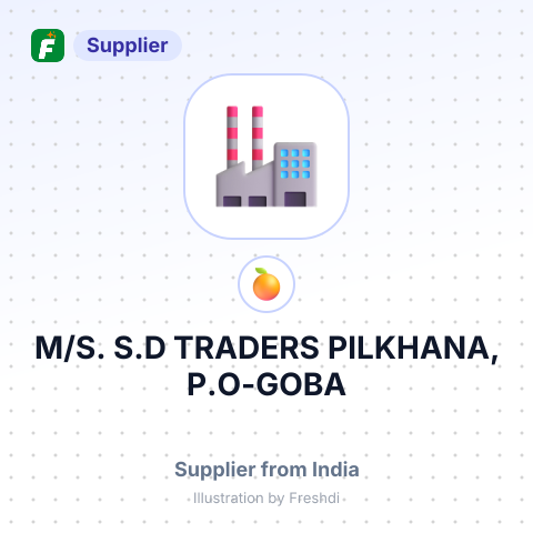 M/S. S.D TRADERS PILKHANA, P.O-GOBA – summary card, no photo uploaded yet