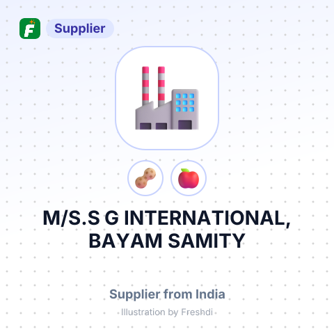 M/S.S G INTERNATIONAL, BAYAM SAMITY – summary card, no photo uploaded yet