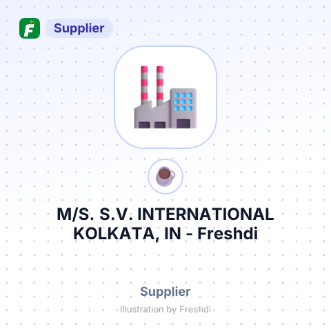 M/S. S.V. INTERNATIONAL KOLKATA, IN – summary card, no photo uploaded yet