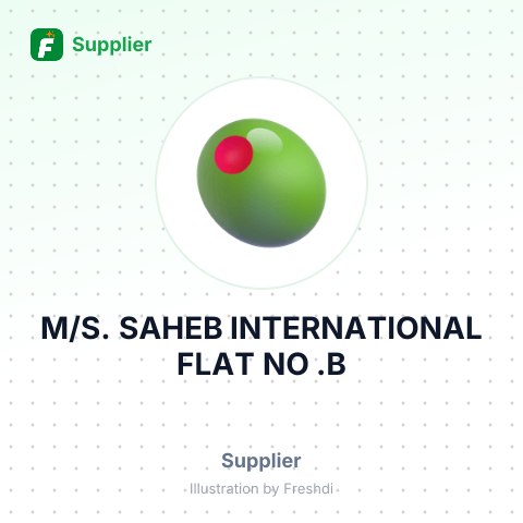M/S. SAHEB INTERNATIONAL FLAT NO .B – summary card, no photo uploaded yet