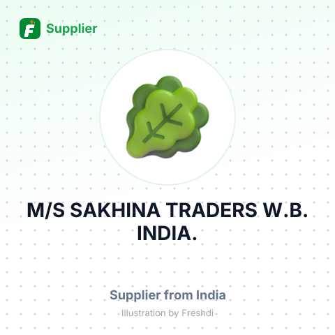 M/S SAKHINA TRADERS W.B. INDIA. – summary card, no photo uploaded yet