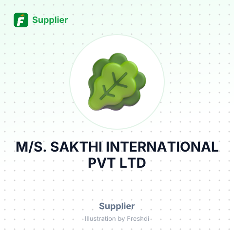 M/S. SAKTHI INTERNATIONAL PVT LTD – summary card, no photo uploaded yet