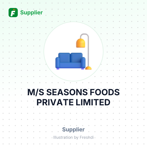 M/S SEASONS FOODS PRIVATE LIMITED – summary card, no photo uploaded yet