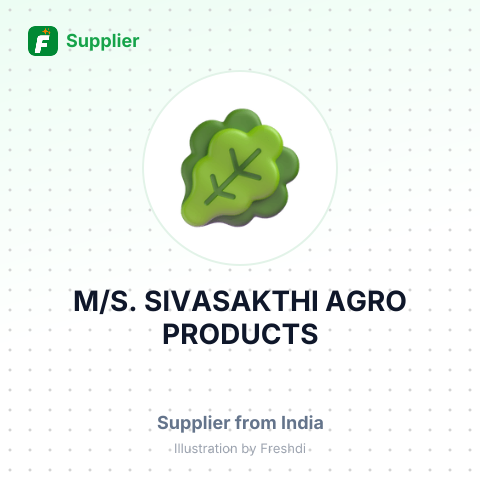 M/S. SIVASAKTHI AGRO PRODUCTS – summary card, no photo uploaded yet