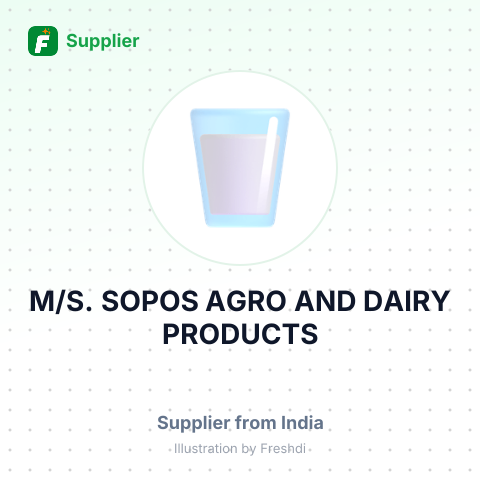 M/S. SOPOS AGRO AND DAIRY PRODUCTS – summary card, no photo uploaded yet