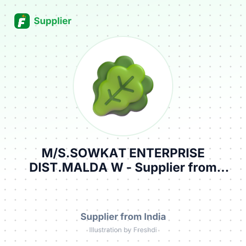 M/S.SOWKAT ENTERPRISE DIST.MALDA W – summary card, no photo uploaded yet