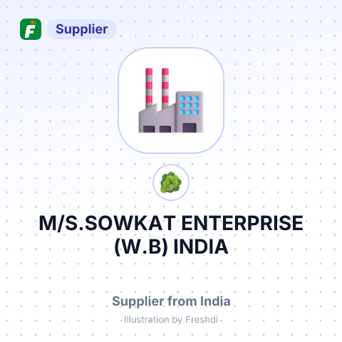 M/S.SOWKAT ENTERPRISE (W.B) INDIA – summary card, no photo uploaded yet