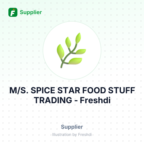 M/S. SPICE STAR FOOD STUFF TRADING – summary card, no photo uploaded yet