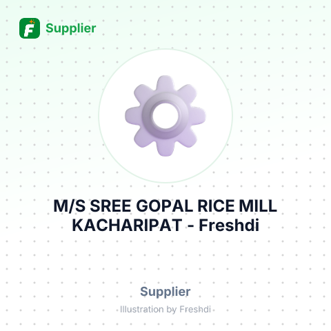 M/S SREE GOPAL RICE MILL KACHARIPAT – summary card, no photo uploaded yet