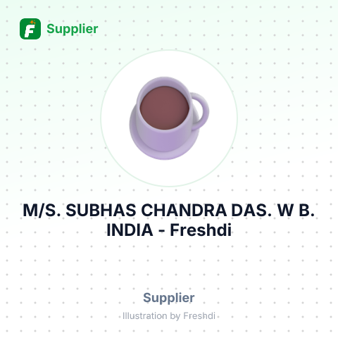 M/S. SUBHAS CHANDRA DAS. W B. INDIA – summary card, no photo uploaded yet