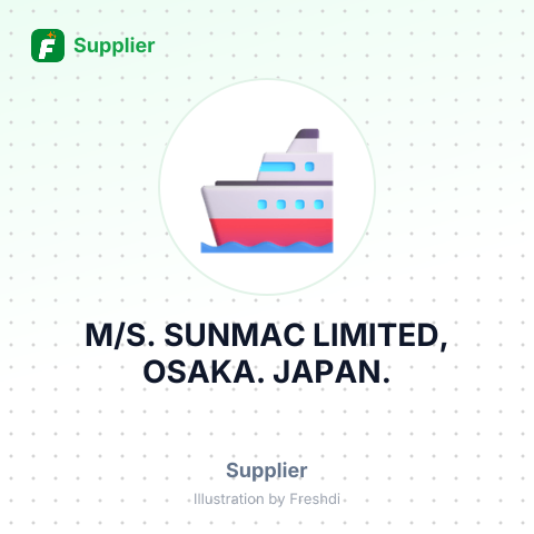 M/S. SUNMAC LIMITED, OSAKA. JAPAN. – summary card, no photo uploaded yet