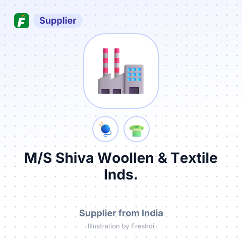 M/S Shiva Woollen & Textile Inds. – summary card, no photo uploaded yet