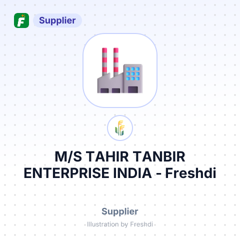 M/S TAHIR TANBIR ENTERPRISE INDIA – summary card, no photo uploaded yet