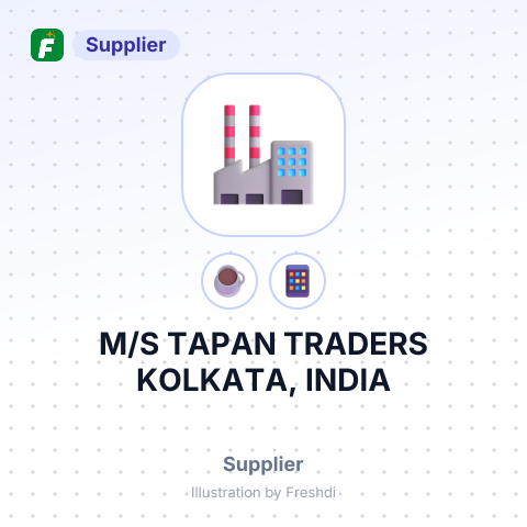 M/S TAPAN TRADERS KOLKATA, INDIA – summary card, no photo uploaded yet