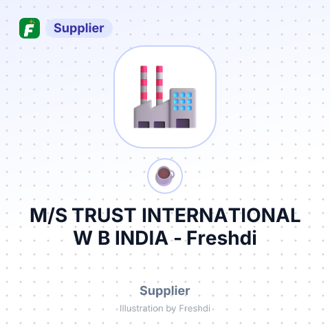 M/S TRUST INTERNATIONAL W B INDIA – summary card, no photo uploaded yet