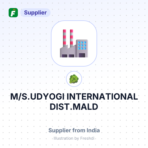 M/S.UDYOGI INTERNATIONAL DIST.MALD – summary card, no photo uploaded yet