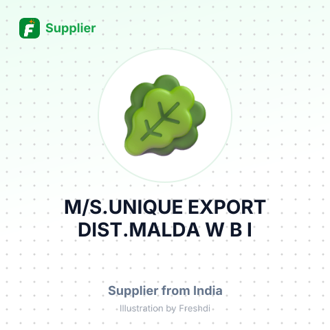 M/S.UNIQUE EXPORT DIST.MALDA W B,I – summary card, no photo uploaded yet