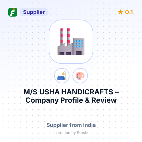 M/S USHA HANDICRAFTS – summary card, no photo uploaded yet