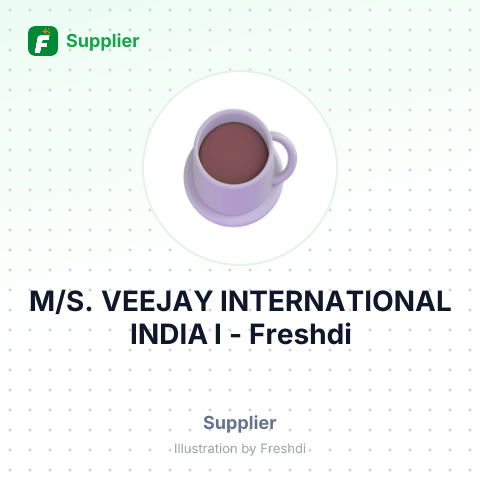 M/S. VEEJAY INTERNATIONAL INDIA I – summary card, no photo uploaded yet