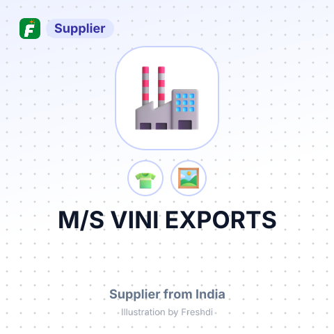 M/S VINI EXPORTS – summary card, no photo uploaded yet